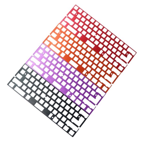Mechanical-keyboard-DIY-CNC-60-plate-anode-aluminum-drawing-concurrence-positioning-plate-support-ISO-ANSI-for